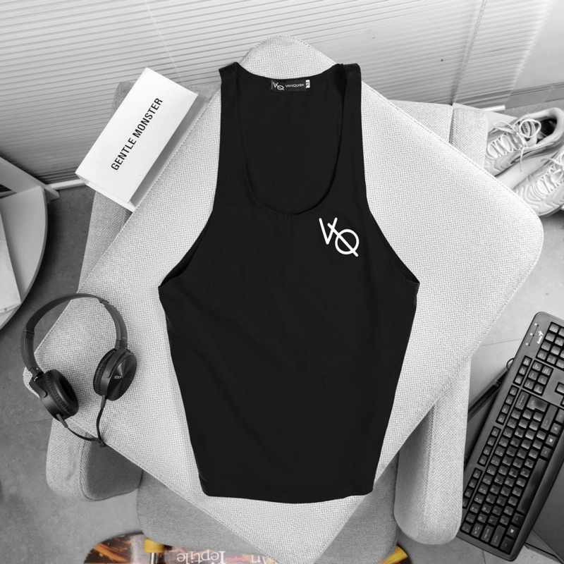 Áo Ba Lỗ Nam Tập Gym VQ Thun Cotton