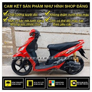 TEM RỜI MIO MAXXIO ĐỎ ĐEN - 