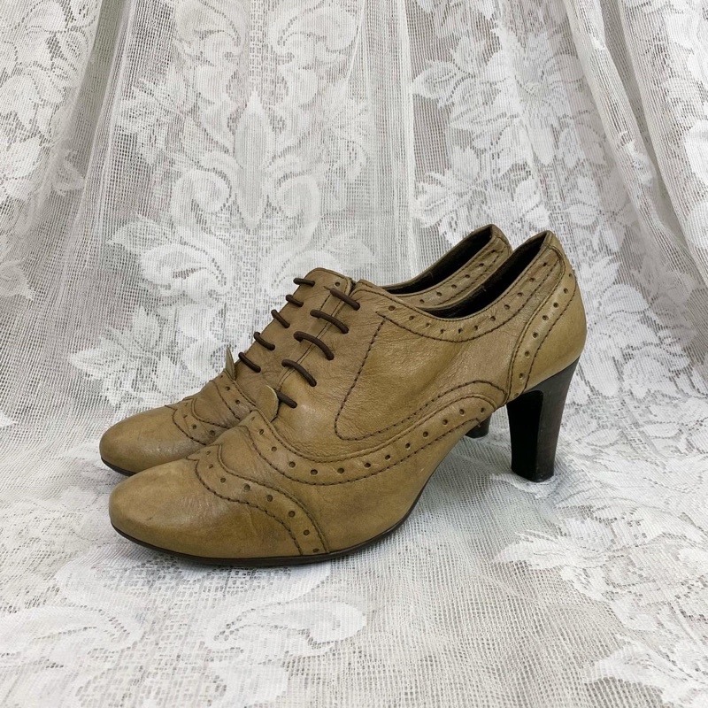 Giày da cao gót 2hand