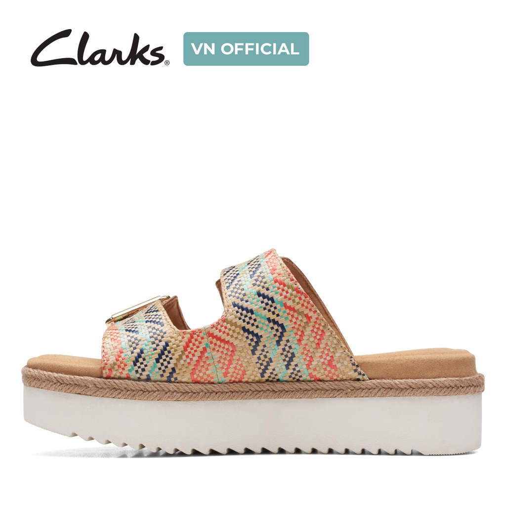 Dép Q Da Nữ Clarks Lana Beach màu Natural Tan