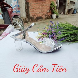Giày cao gót cẩm tiên cao 7cm size 33 đến 45