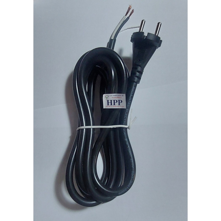 {HPP} Dây nguồn chịu tải cao 2x1.5mm dài 3m