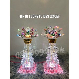 Đèn thờ pha lê cao cấp 1023 1 cặp