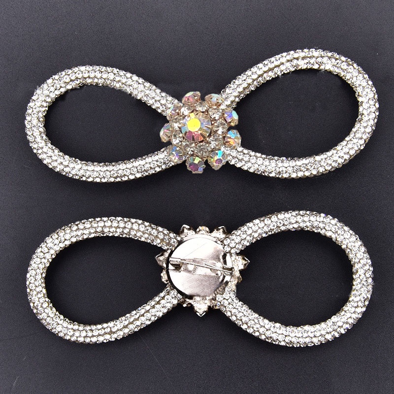 1604082 Cài Áo Hình Hoa Đính Đá Kim Cương / Kim Cương Giả / Nơ / Kính / Giày Dép Phong Cách Hàn