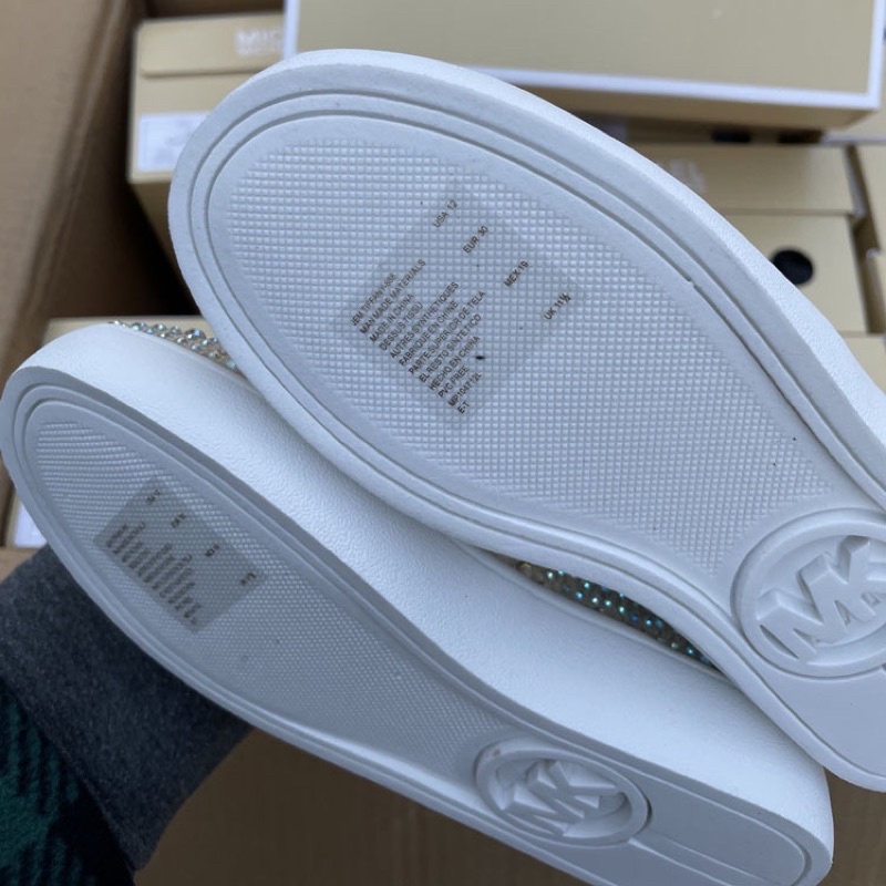 MK17 - Giày Dép Slipon M.K Đính Đá Mẹ Và Bé