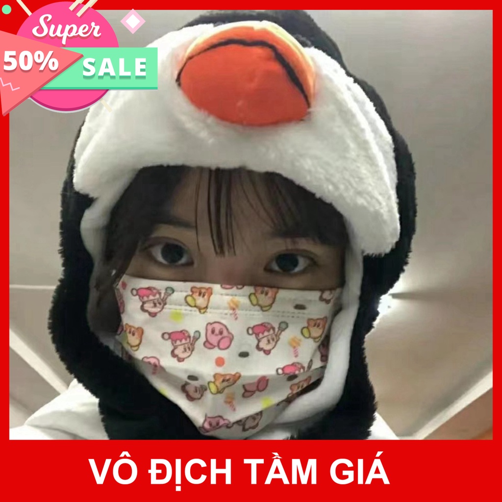 Mũ len Chim cánh cụt, Mũ len hình chim cánh cụt, Quà tặng dễ thương dành cho các bạn nữ