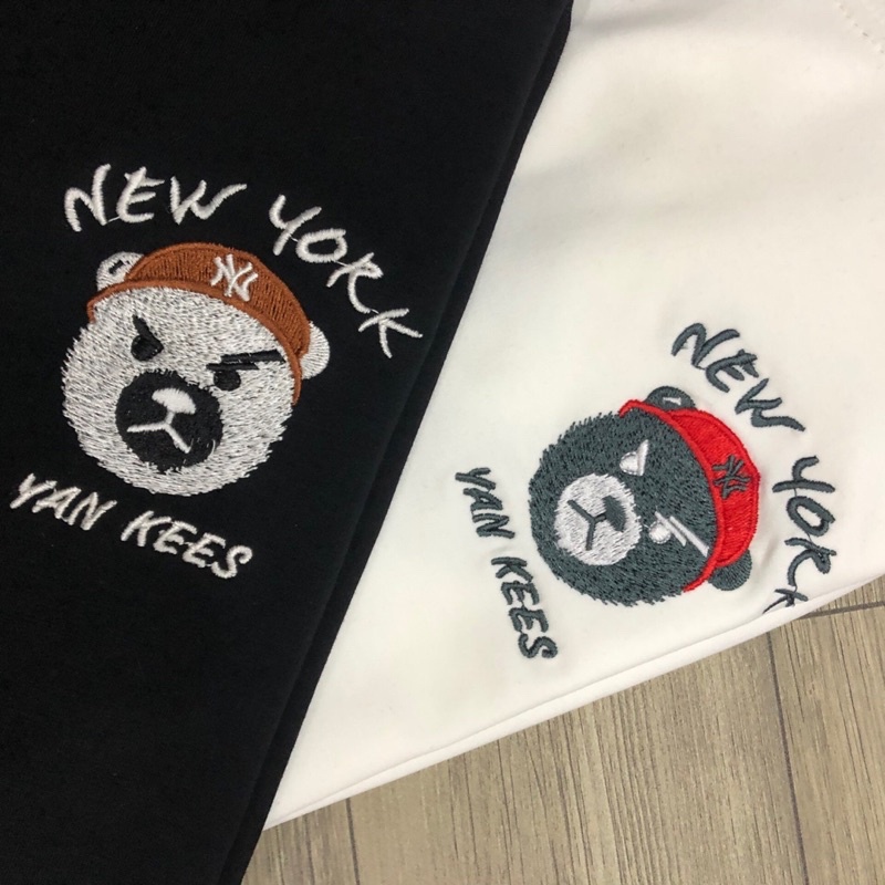 Áo sweater MLB nam nữ in logo cao cấp Áo sweater NY nam nữ chuẩn 1:1