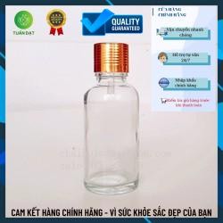 Lọ thủy tinh trong nắp vàng 10ml hàng cao cấp chất lượng cao lọ thủy tinh đẹp long lanh