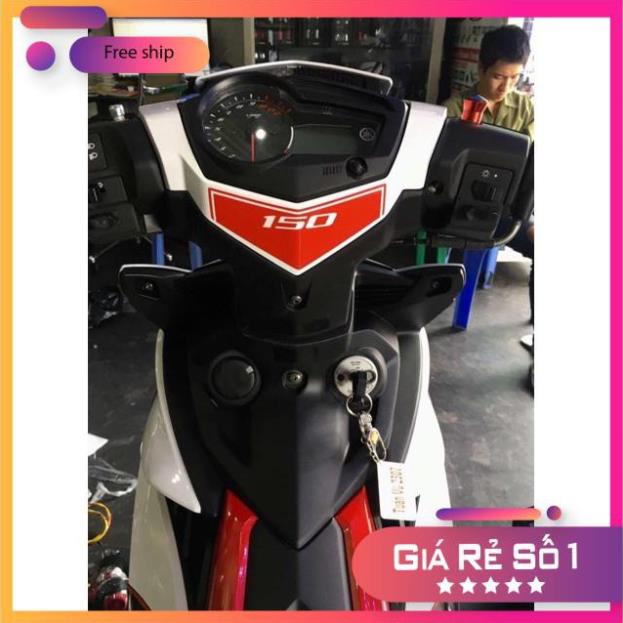 FREE SHIP + QUÀ TẶNG Tem rời xe Exciter 150 LTĐ chế trắng đỏ