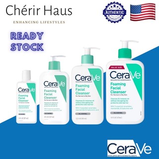 Sữa rửa mặt cerave foaming facial cleanser dành cho da dầu da khô 236ml