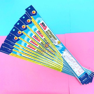 Combo 2 Cây Thước Dẻo Win 30cm C30, Chất Liệu Nhựa Dẻo Bền Bỉ - Học Sinh Store