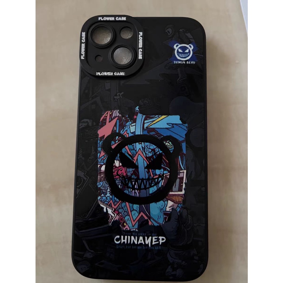 Ốp Điện Thoại TPU Màu Đen Cho iPhone 13 13pro 13prm 11 7Plus 8Plus Xr XS 13 12 Pro Max 14 14pro 14Plus 12 14promax