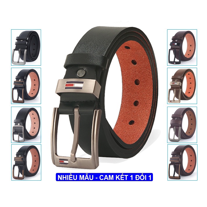 Thắt Lưng Nam Cao Cấp VICENZO Khóa Hợp Kim Chống Rỉ Dây Da Mềm Mại