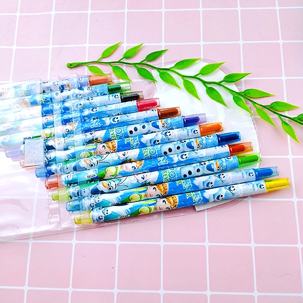 Sáp Vặn 12 Màu Dài Rolling Crayon 12 Màu