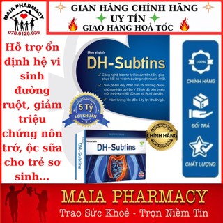 Men Vi Sinh DH-SUBTINS Bio Probiotics Cân Bằng Hệ Vi Sinh Đường Ruột Hỗ Trợ Táo Bón, Tiêu Chảy Tăng Hấp Thu Cho Bé DHG01