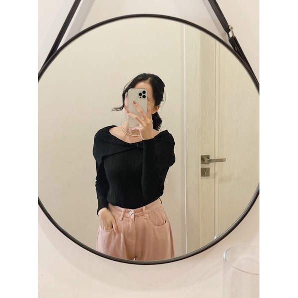 YOONA SHIRT - áo len trễ vai REGEN