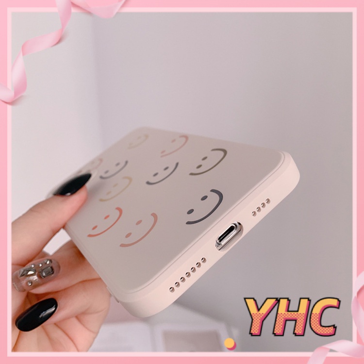 ốp iphone Họa Tiết Mặt Cười Đơn Giản Thời Trang tương thích iPhone 6s 6splus 7 7plus 8 8plus X XS XSMAX 11 12 Pro Max Plus Promax-893