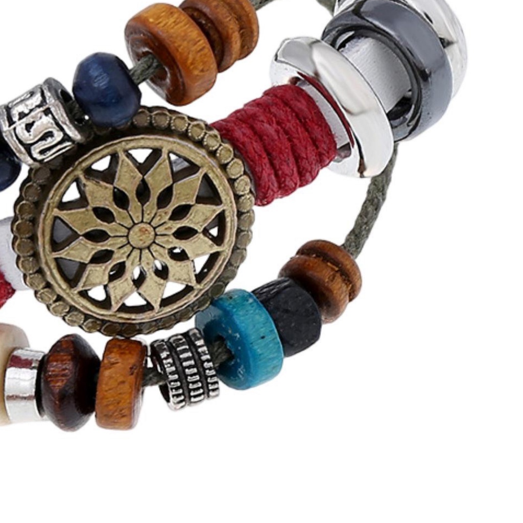 Fairystore| Vòng Tay Giả Da ĐíNh Trang Trí NhiềU KiểU DáNg