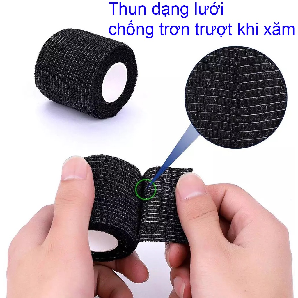 Băng keo thể thao,Bọc tay cầm máy xăm, máy pen phun xăm