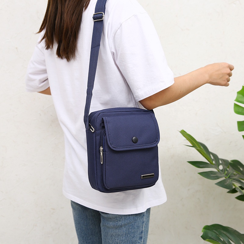 Túi đeo chéo mini unisex chống nước Quảng Châu vải Oxford kích thước 22x19x6 cm