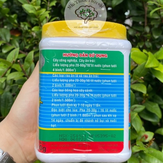 PHÂN BÓN LÁ NPK Grow More 33 11 11 TE acid plus 500gr đâm chồi đẻ nhánh tốt