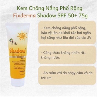Kem Chống Nắng Fixderma