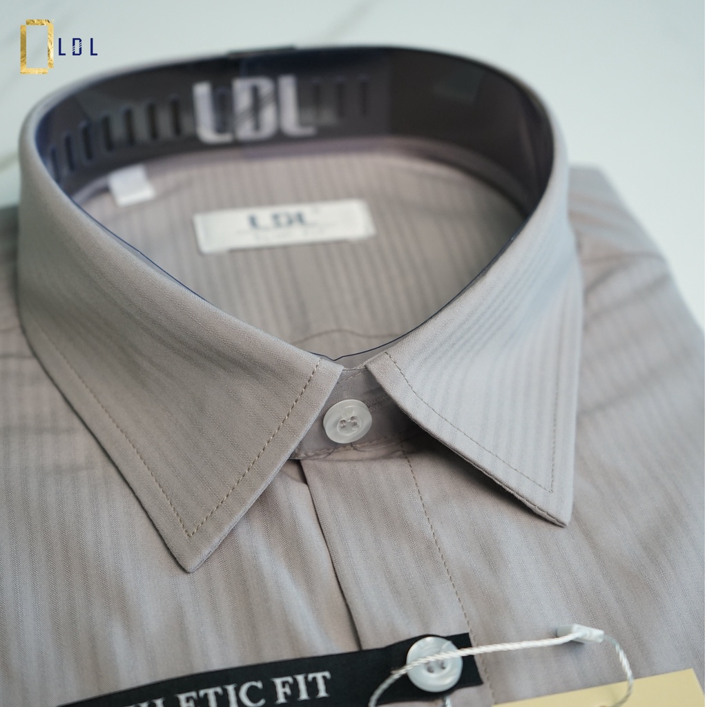 Áo Sơ Mi Sọc Chìm Bamboo Mềm Mịn Thoáng Mát, Thấm Hút Mồ Hôi, HạN Chế Nhăn Nhàu Size từ 45-85kg