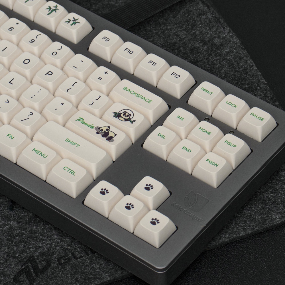 Bộ nút bàn phím cơ Keycap Panda PBT Dyesub - XDA Profile - 132 nút
