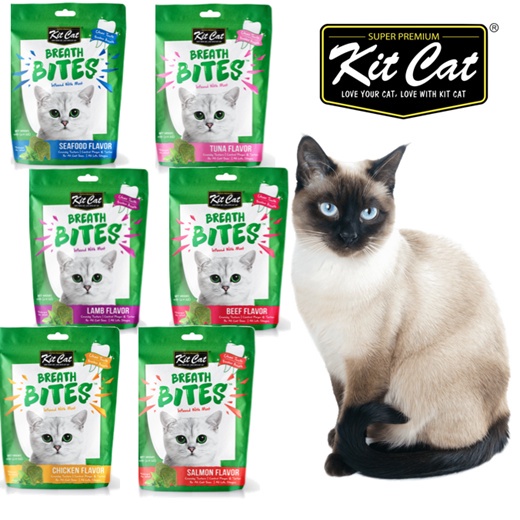 Bánh thưởng chăm sóc răng miệng cho mèo Breath Bites 60gr - Petemo Pet Shop