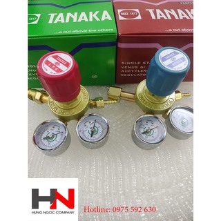 Van đồng hồ gas và oxy Tanaka dùng cho hàn cắt