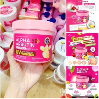 Serum Kích Trắng Body Alpha Arbutin Collagen UV New 500g Thái Lan