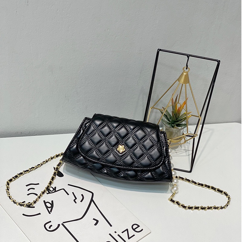 IELGY Túi Đeo Chéo Dây Xích Hình Thoi Thời Trang Cho Nữ