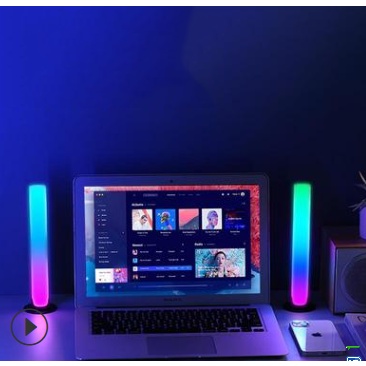 Thanh Led xoay sau màn hình + Để Bàn nhảy Theo Nhạc 29cm fullbox seal