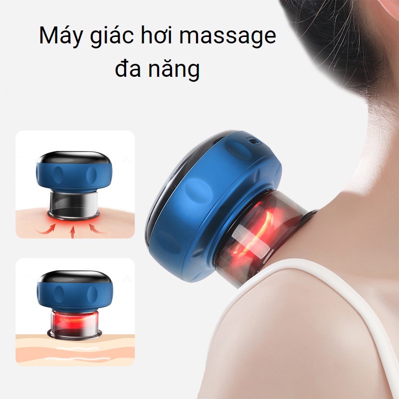 Máy massage giác hơi 6/Chế Độ Giảm Mệt Mỏi hoạt động bằng điện Thông Minh
