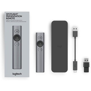 Bút trình chiếu Logitech Spotlight - Màu xám đen