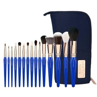 Bộ cọ trang điểm bdellium golden triangle phase i complete 15pc. brush set with pouch