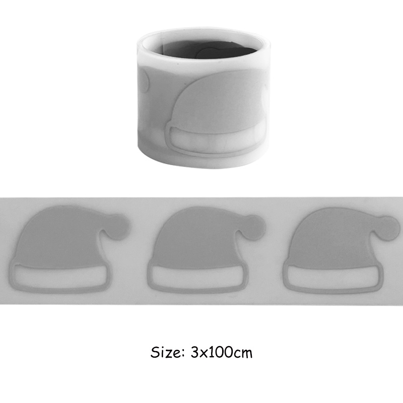 Băng Keo Dán Phản Quang 3x100cm Bằng Vinyl Dùng Trang Trí Quần Áo DIY