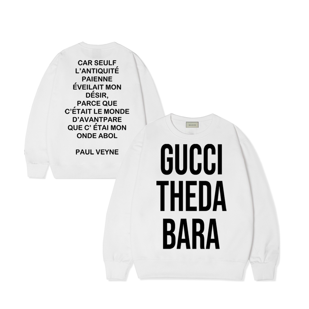 Áo Sweater, Ao Nỉ Nam Nữ GC Theda Bara Cao CấpTheda Bara  Áo Nỉ GC Nam Nữ