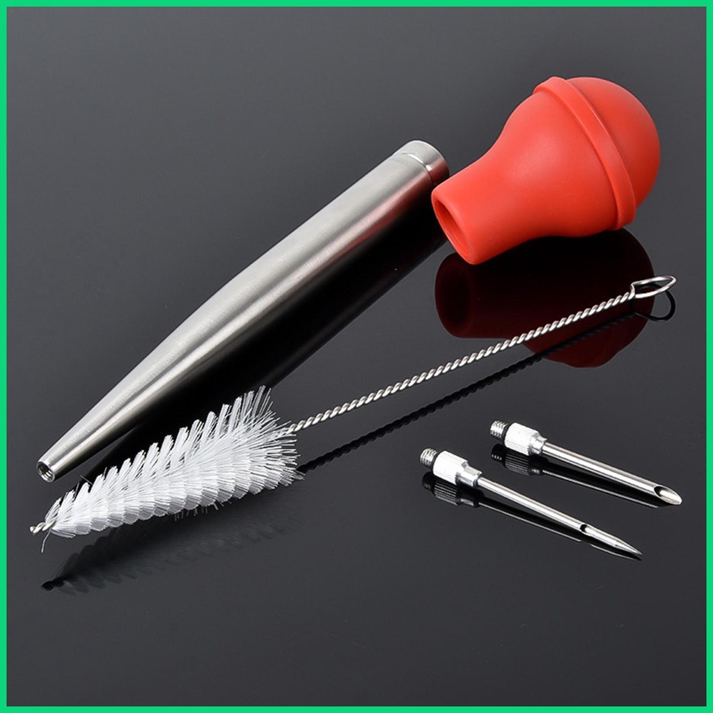 Bàn Chải Dày Làm Sạch Thực Phẩm Thổ Nhĩ Kỳ Baster Cho Nấu Ăn Với Marinade Injectors &amp; Cọ Mỏng Jinwvn