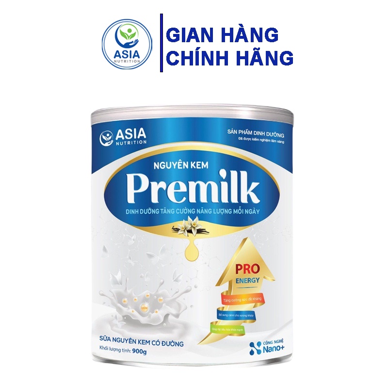 [Mã BMTTC60K giảm đến 60K đơn 50K] Sữa bột nguyên kem Premilk Asia 900g, Asia Nutrition tác dụng tốt cho sức khỏe