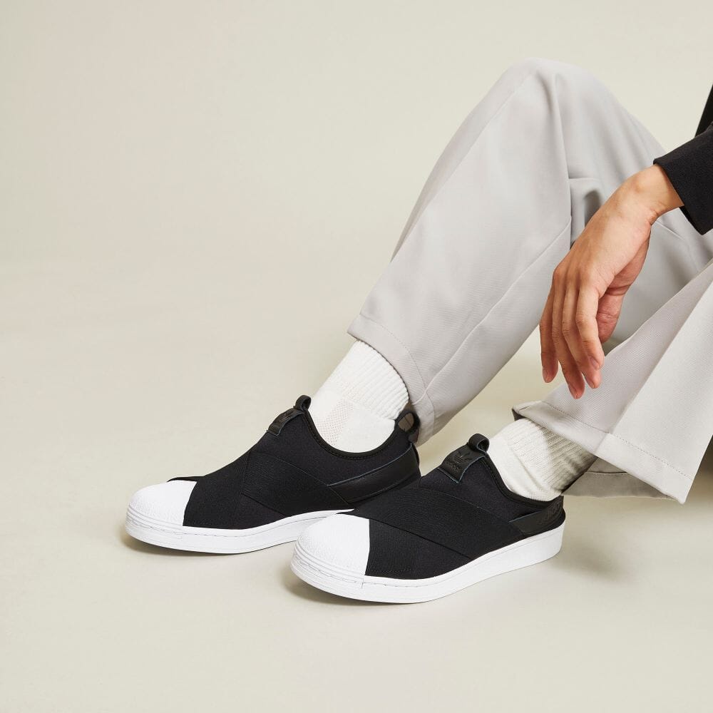 Giày Adidas Superstar Slip On FW7051 Đen