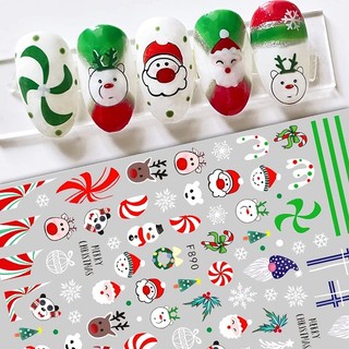 Sticker Dán Móng Họa Tiết Chim Cánh Cụt 3D
