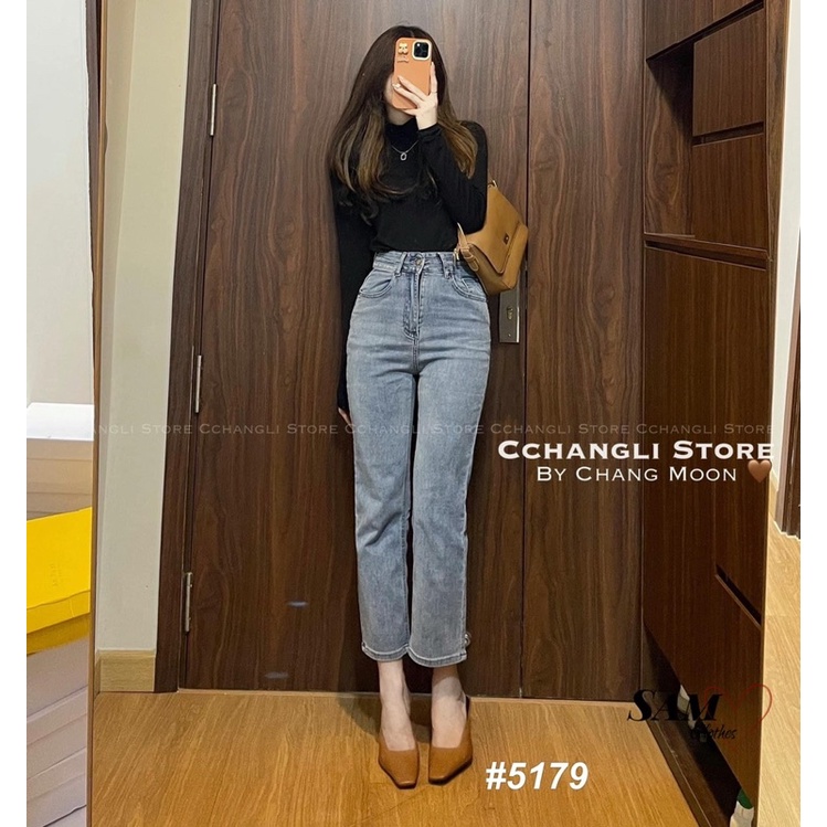 Quần jeans ống đứng 5179 chuẩn hãng FANEGU QC