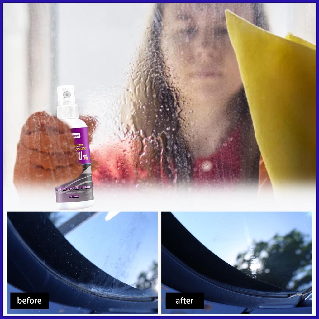 Nước Tẩy Vết Bẩn Cứng Hiệu Quả Cho Cửa Kính Xe Hơi Xe Máy