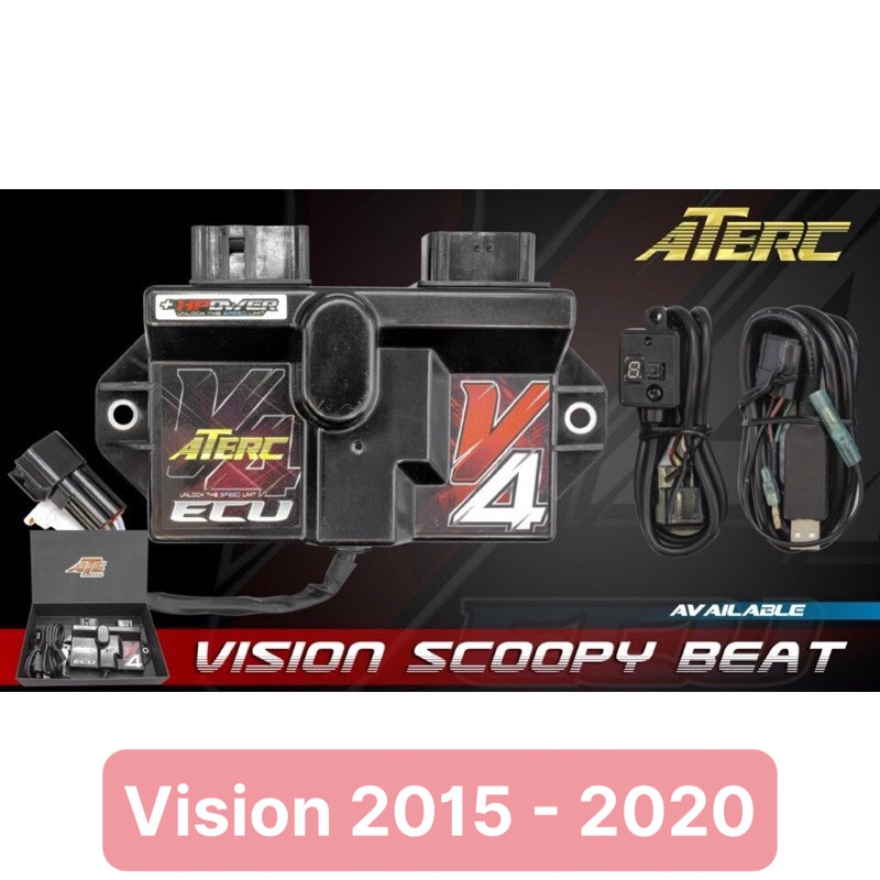 ECU LẬP TRÌNH ATE V4 XE VISION / BEAT 110 / SCOPPY / VARIO / CLICK 125 / AIR BLADE AB125