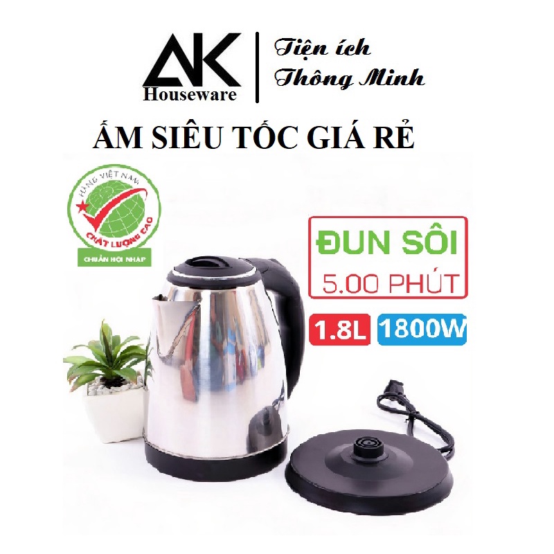 Ấm Siêu Tốc 1.8L Electric Kettle