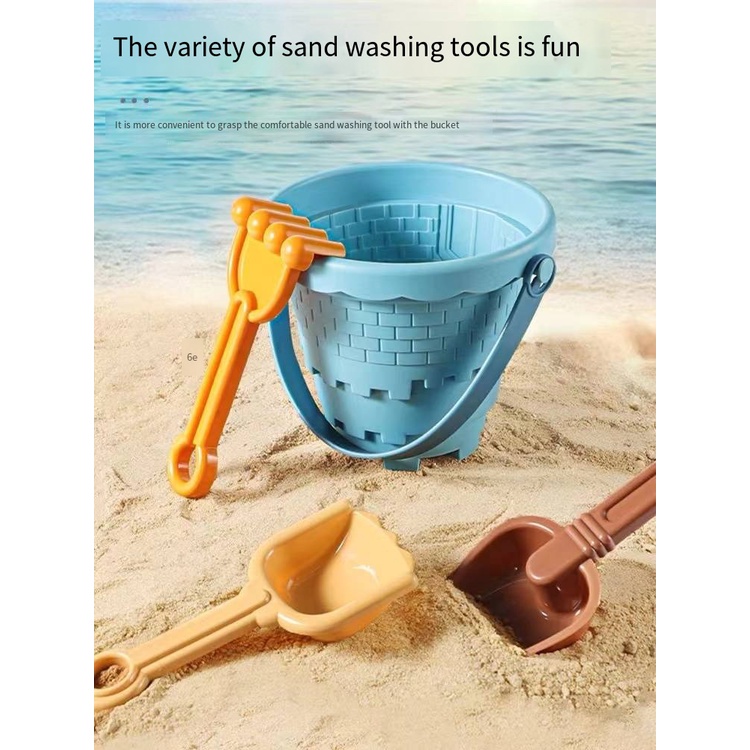 Bộ Đồ Chơi Xúc Cát Bãi Biển 17 Món Cho Bé 3-6 Tuổi