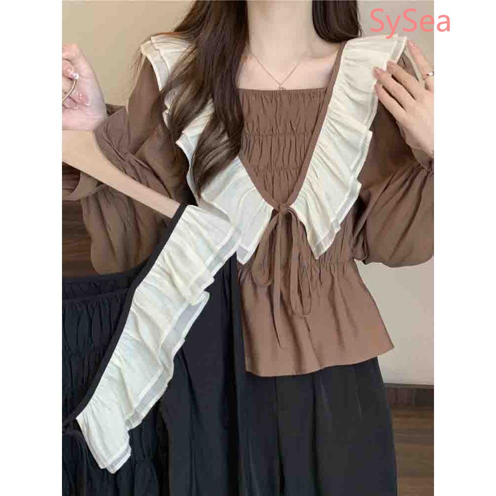 Áo Sơ Mi Tay Dài Dáng Rộng Thời Trang Mùa Thu Cho Nữ Có size Lớn