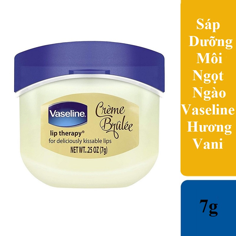 Sáp Dưỡng Môi Ngọt Ngào Vaseline Lip Therapy Creme Brulee( 7g)