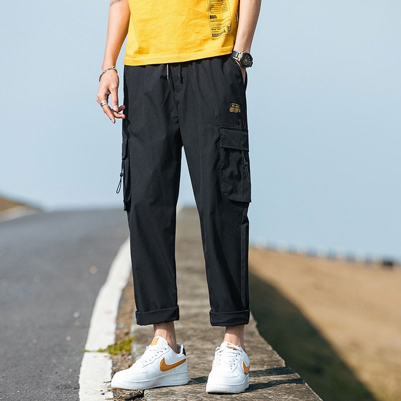 Quần Dài Thể Thao Thời Trang Mùa Hè Phong Cách Hàn Quốc Cho Nam